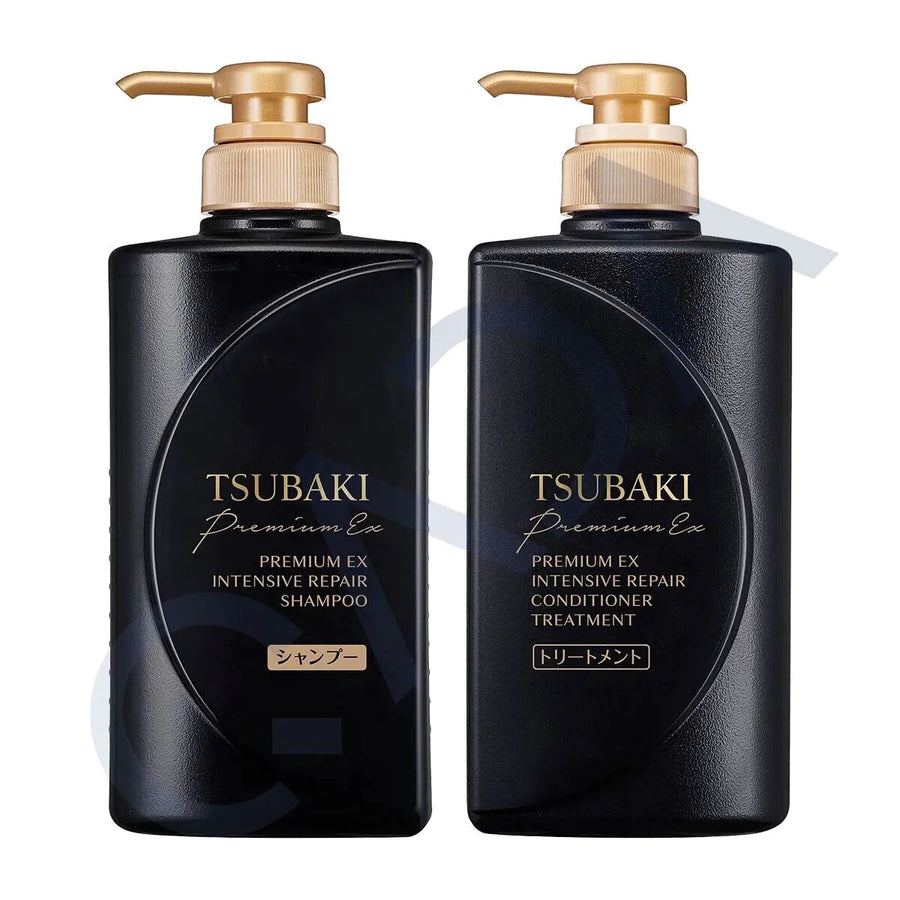 ((BOGO FREE)) SHISEIDO Tsubaki Premium Intensive Repair Shampoo (490ml) プレミアムEX インテンシブリペア シャンプー