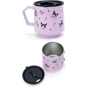 SANRIO Stainless Steeles Tumbler Cup with Lid- Kuromi (1pc) 三丽鸥   庫洛米不銹鋼杯(有蓋)