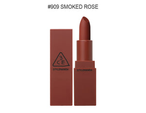 ((3CE Crazy Clearance)) 3CE Mood Recipe Matte Lip Color #909 Smoked Rose 3 CONCEPT EYES 霧面口紅磚紅色 EXP:2024.10.26