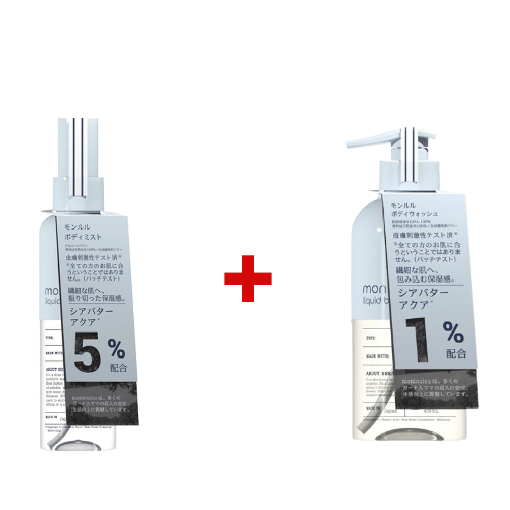 ((COMBO SET)) MON LOULOU 5% Body Mist (150ml)+MON LOULOU 1% Body Wash (400ml)