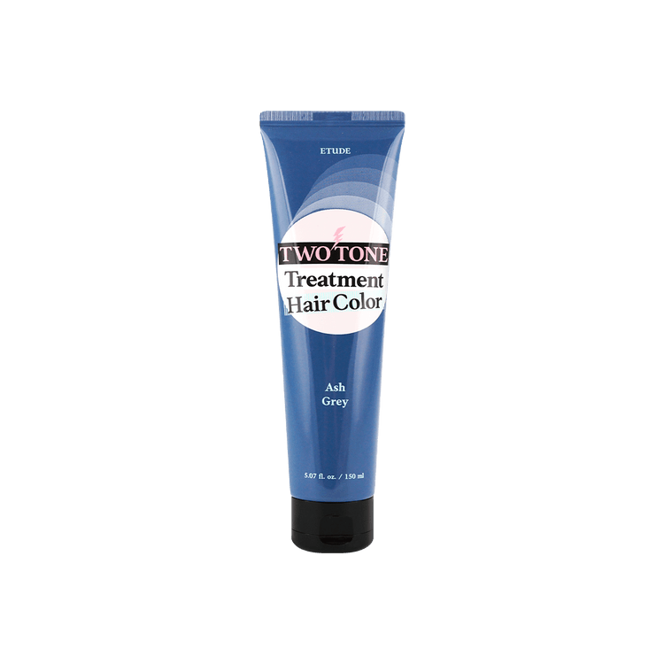 ((Crazy Clearance))愛麗小屋七天護髮染髮劑 ETUDE HOUSE Two Tone Treatment Hair Color #7 Ash Grey BBD:2025.07.20