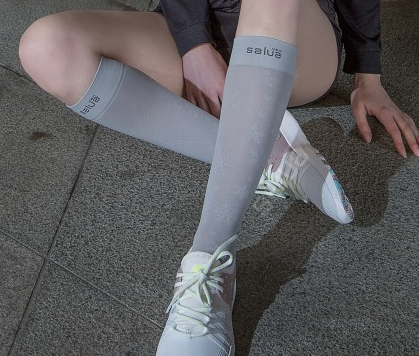 Fashion Cool Knee Socks (Grey)
