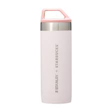 STARBUCKS 2023 Sakura Limited QUADVAC Stainless Steel Bottle + STANLEY Dusty Pink (532ml) 星巴克2023樱花 + STANLEY 限定第二弹樱花谈粉色保温杯