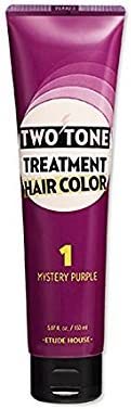 ETUDE HOUSE Two Tone Treatment Hair Color #1 Mystery Purple (150ml) 愛麗小屋七天護髮染髮劑 투톤트리트먼트헤어컬러1호미스테리퍼플