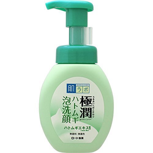 ROHTO Hadalabo Hatomugi Bubble Face Wash (160nl) 肌研極潤薏仁保濕洗顏泡