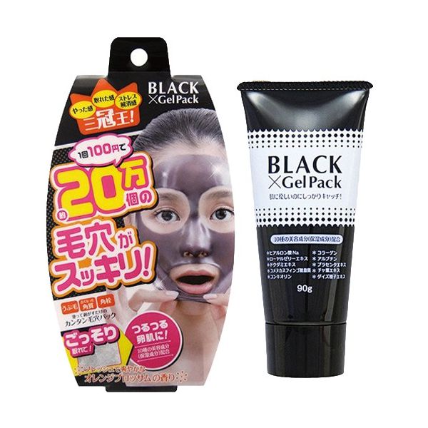 MATERIC BLACK x GEL Peeling Mask(90g)  毛穴潔淨黑色撕拉凍膜
