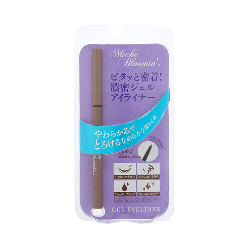 MICHE BLOOMIN Gel eyeliner - Feminine Brown 防水速乾眼線啫喱 - 柔美棕