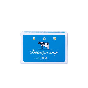 COW Beauty Soap (Blue- Refresh) 85g 日本COW牛乳石鹼共进社香皂（藍盒-清爽茉莉）