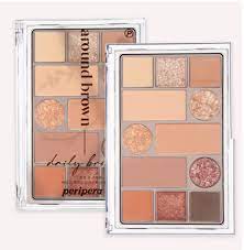PERIPERA x Bear All Take Mood TECHNIQUE PALETTE 01 AROUND BROWN