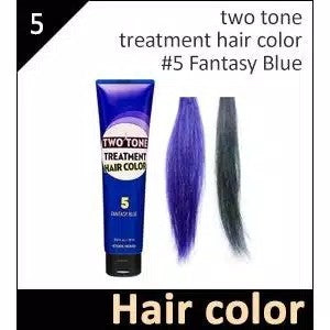 ((Crazy Clearance))愛麗小屋七天護髮染髮劑 ETUDE HOUSE Two Tone Treatment Hair Color #5 Fantasy Blue BBD:2025.09.05