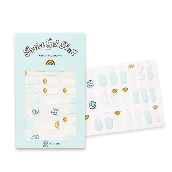 ((BOGO FREE))ETUDE HOUSE Artist Gel Nail Sticker - ONNU x ETUDE No. 6 (1 set) 愛麗小屋玩色美甲凝膠指甲貼紙 #6