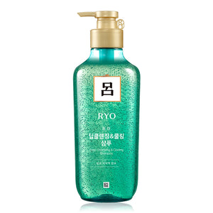 (2021 NEW) RYO Scalp Deep Cleansing & Cooling - Shampoo / Conditioner (550ml)