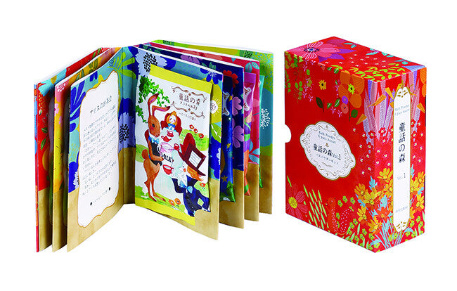 紀陽除虫菊 童話の森 BOOK vol.1 Children's Storybook Bath Salt (6 packs)