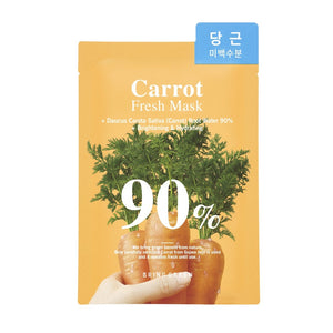 BRING GREEN Carrot 90% FRESH MASK (single）