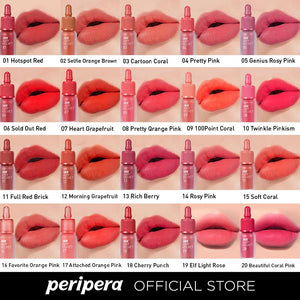 PERIPERA INK AIRY VELVET（9 Colors）