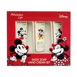 JM SOLUTION x DISNEY Sweet Soap Hand Cream Set- Mickey & Minnie (50ml x 3)