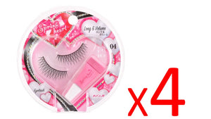 KOJI Springheart Thick Eyelash - 1 pair x 4