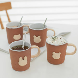 Handmade Ceramic Coffee Mug - 4 Kinds / ins風手工復古陶瓷馬克杯 4種選