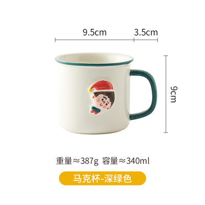 Ceramic Coffee Mug for Couples / ins風韓式陶瓷情侣馬克杯