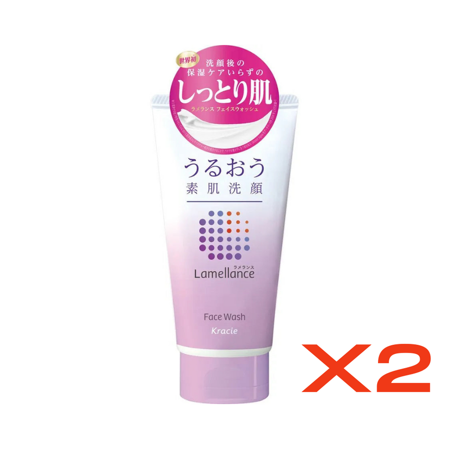 ((Crazy Clearance)) KRACIE LAMELLANCE Bright Up Face Wash (110g) 葵緹亞高保濕洗面乳