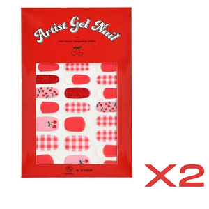 ((BOGO FREE)) ETUDE HOUSE Artist Gel Nail Sticker - ONNU x ETUDE No. 2 (1 set) 愛麗小屋玩色美甲凝膠指甲貼紙 #2