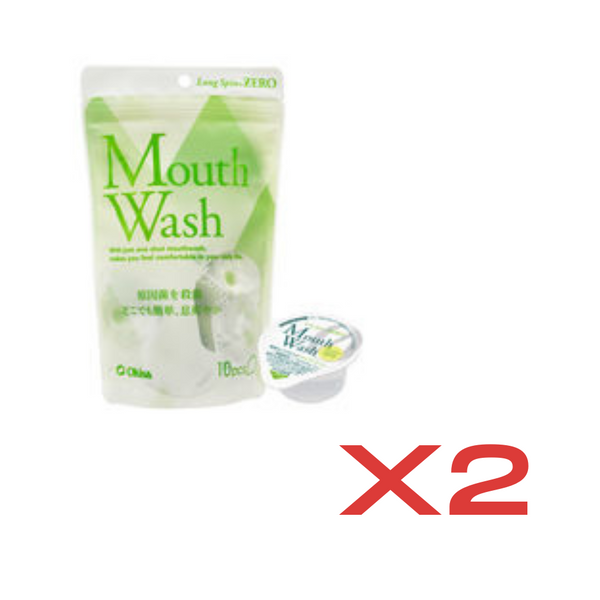 ((Crazy Clearance)) OKINA Long Spin Mouth Wash (14ml x 10 pcs) 日本Oki