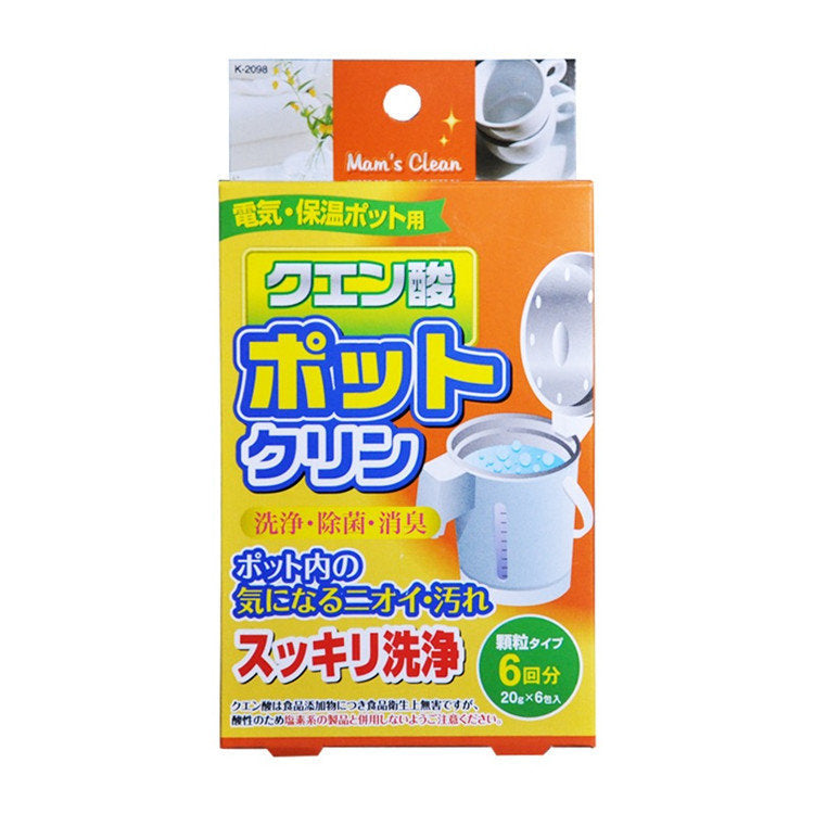 KOKUBO Citric Acid Electric Thermos Cleaner (6 packs) 小久保電熱水壺水垢清潔劑 (20g×6包入)