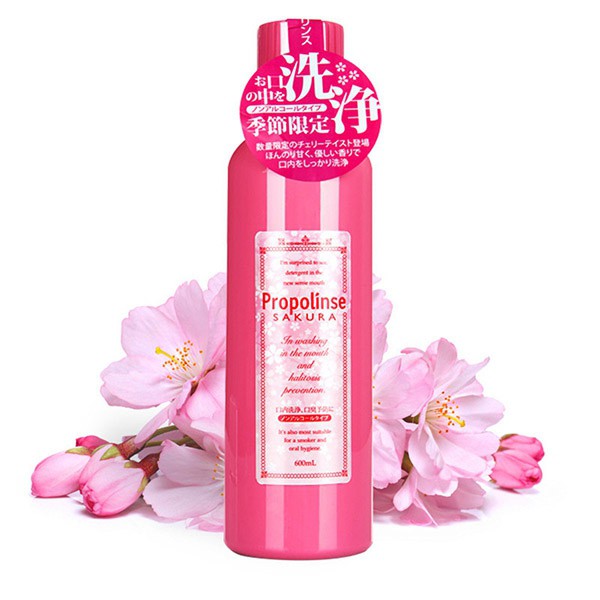 ((Crazy Clearance)) PROPOLINSE Sakura Tea Mouthwash (600ml)