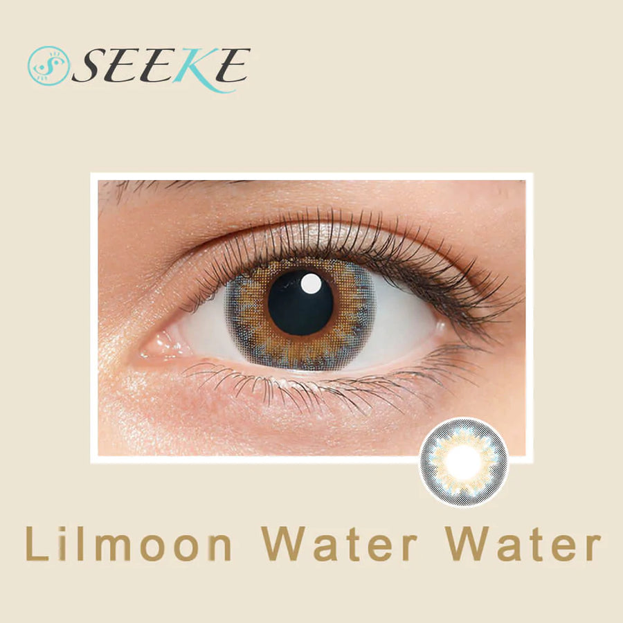 LIL MOON Daily; BC/8.6mm; DIA/14.4mm; 10pcs/Box (Water Water )