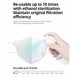 AIR QUEEN Nanofiber Filter Face Mask - 2PCS - Life & Style