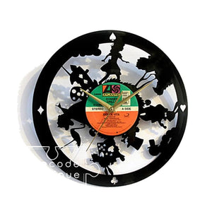 AYI ART Vinyl Record Clock Time Traveler 1888 - Alice In Wonderland - Lifecode Boutique