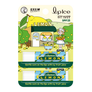 ROHTO Lipice Kkkim  Lip Balm- Lemon (3.5g) 樂敦 Kkkim果汁潤唇膏檸檬