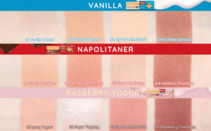 ((Crazy Clearance))ETUDE HOUSE x LOACKER Play Color Eye Mini- Classic Vanilla & Classic Napolitaner& Thins Raspberry Yogurt  (4 shades) EXP:2025.01.02
