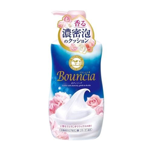 COW BOUNCIA Body Wash Relaxing Elegant Rose (550ml) - Beauty