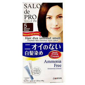 DARIYA SALON DE PRO Hair Color Cream (80g) - #5 Natural 