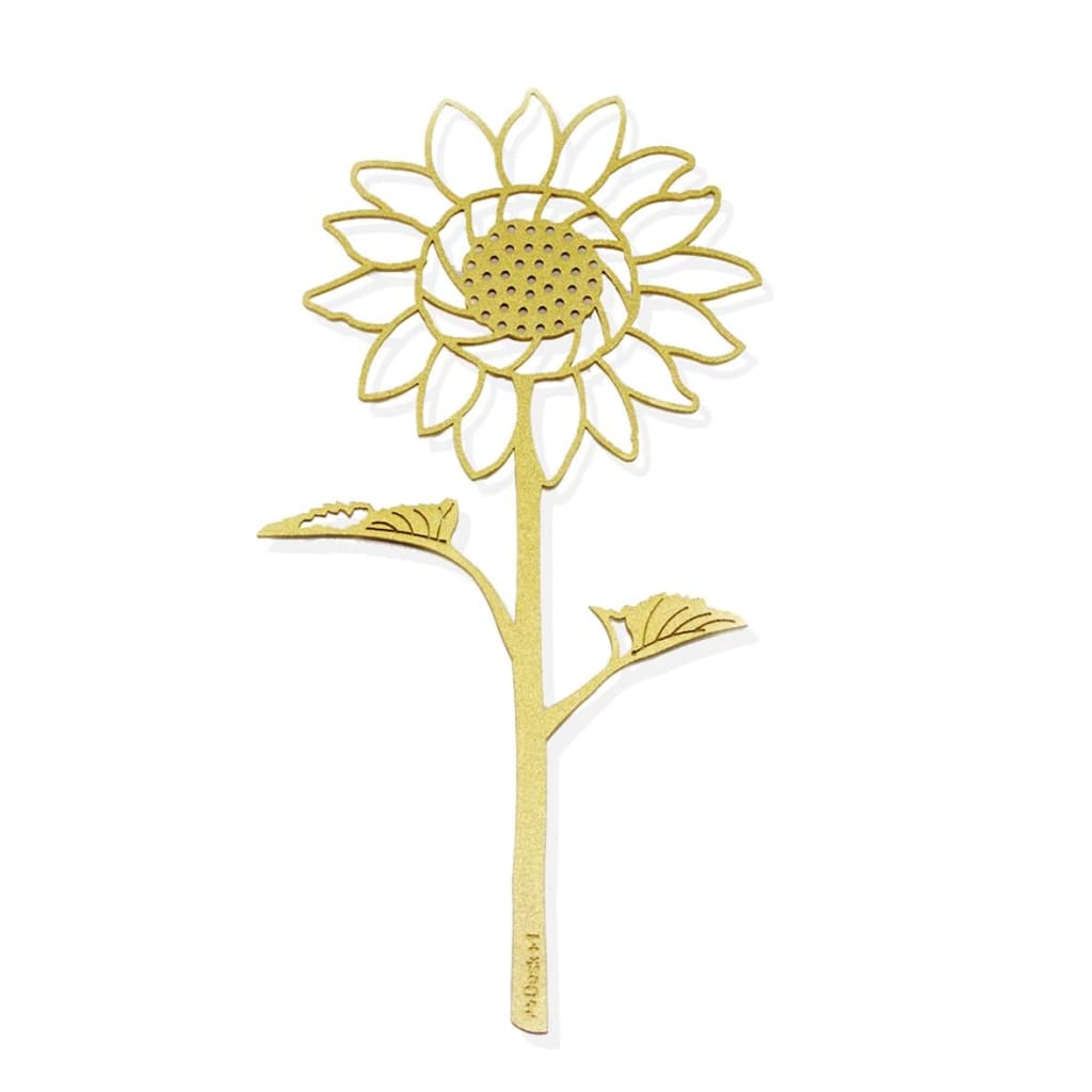Desk+1 Sunflower Bookmark- Gold - Lifecode Boutique