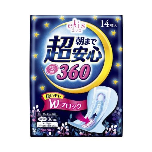 ELLIAIR ELIS Ultra Guard Sanitary Silky Touch Night with 