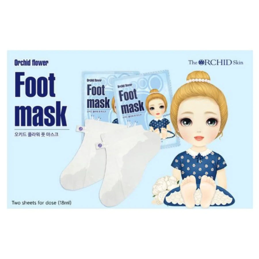 ORCHID Flower Foot Mask