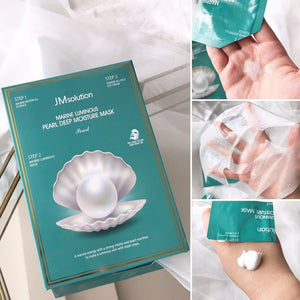 JM Solution Marine Luminous Pearl Deep Moisture Mask (35ml x 10) - Lifecode Boutique