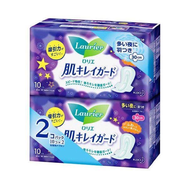 KAO Laurier Sanitary Napkin Speed+Soft Overnight w/wings 