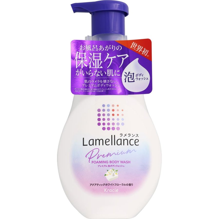 KRACIE LAMELLANCE Premium Foaming Body Wash (480ml) 葵緹亞高保濕泡泡沐浴乳