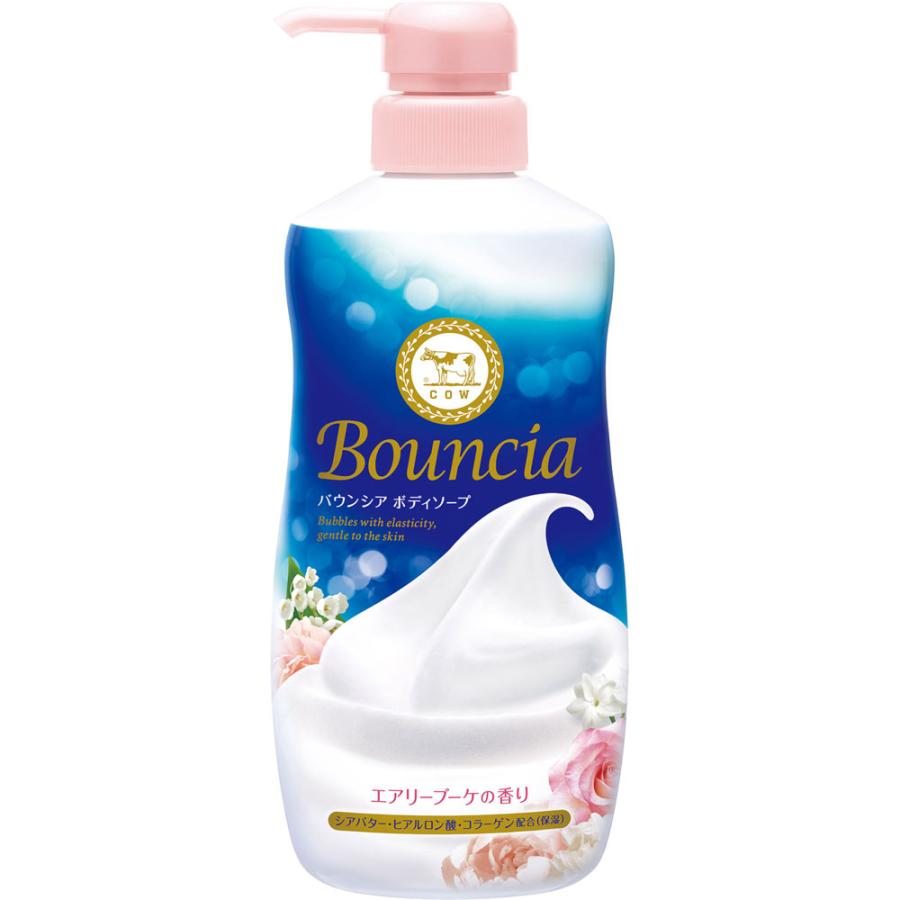 COW BOUNCIA Body Soap- Airy Bouquet Fragrance (480ml) バウンシア ボディソープ エアリーブーケの香り