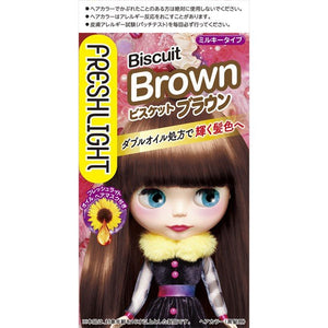 ((Crazy Clearance))SCHWARZKOPF Fresh Light Foam- Biscuit Brown (30ml + 60ml + 15g)   施華寇染髮膏 曲奇棕