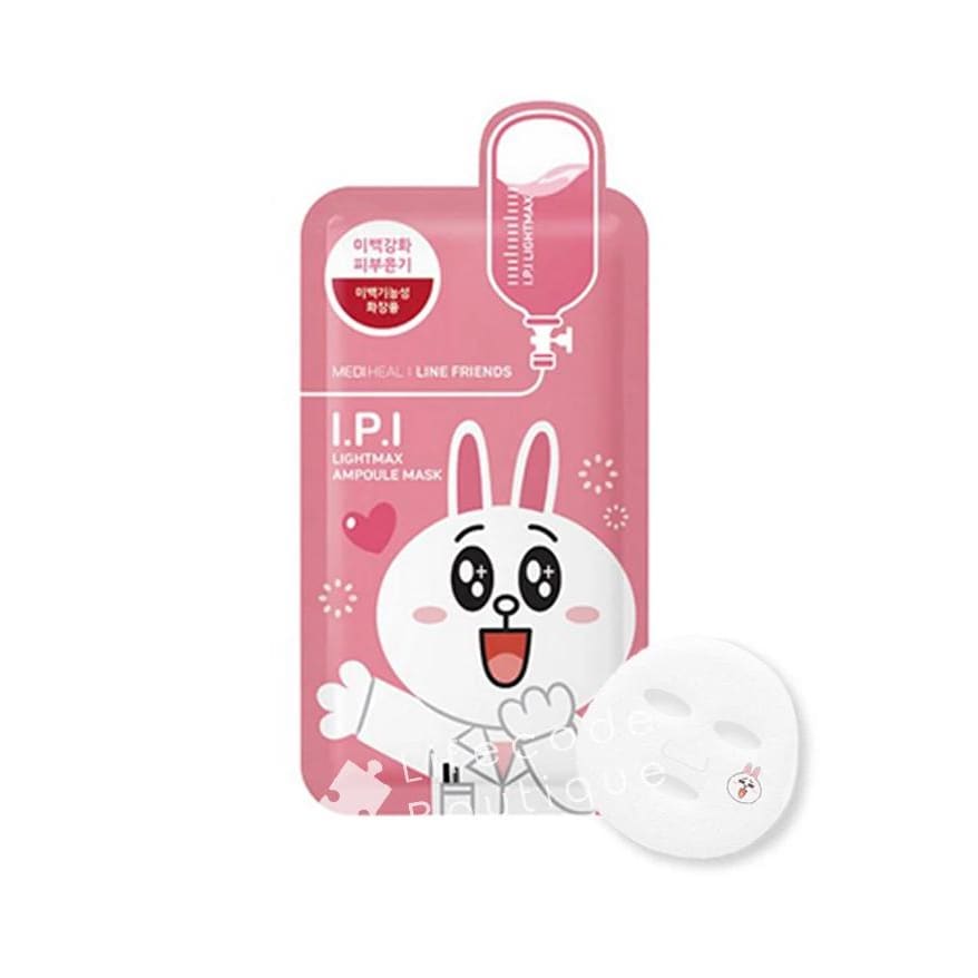 (($ 1.50 SALE)) MEDIHEAL Line Friends I.P.I Lightmax Ampoule Mask (Single Piece)