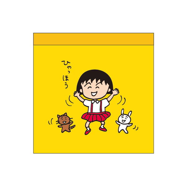MOMOKO SAKRA Chiba Maruko Chan Square Memo(2 x 40 sheets)-4 Styles（四款可选）