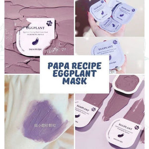 PAPA RECIPE Eggplant Mud Cream Mask (10packs) 春雨茄子泥膜 - 
