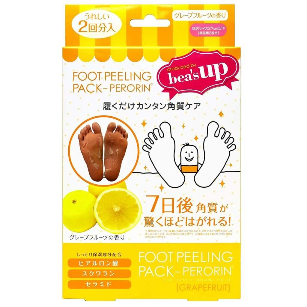 PERORIN PAMPER FEET Exfoliating Foot Mask (2 pairs) - Rose -