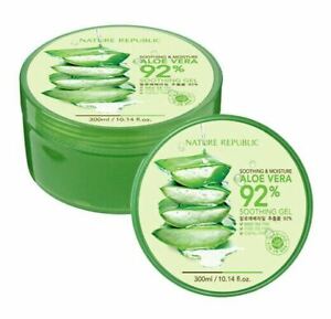 NATURE REPUBLIC Soothing & Moisture Aloe Vera 92% Soothing Gel (300ml) 韓國蘆薈補水修護保濕凝膠