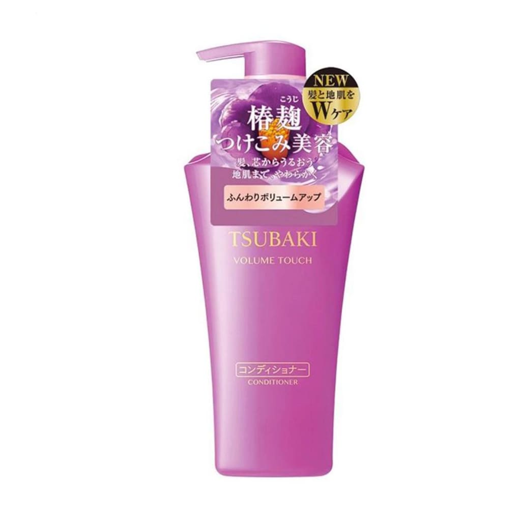 SHISEIDO TSUBAKI Shampoo/Conditioner - Purple (Volume) 500ml - Lifecode Boutique