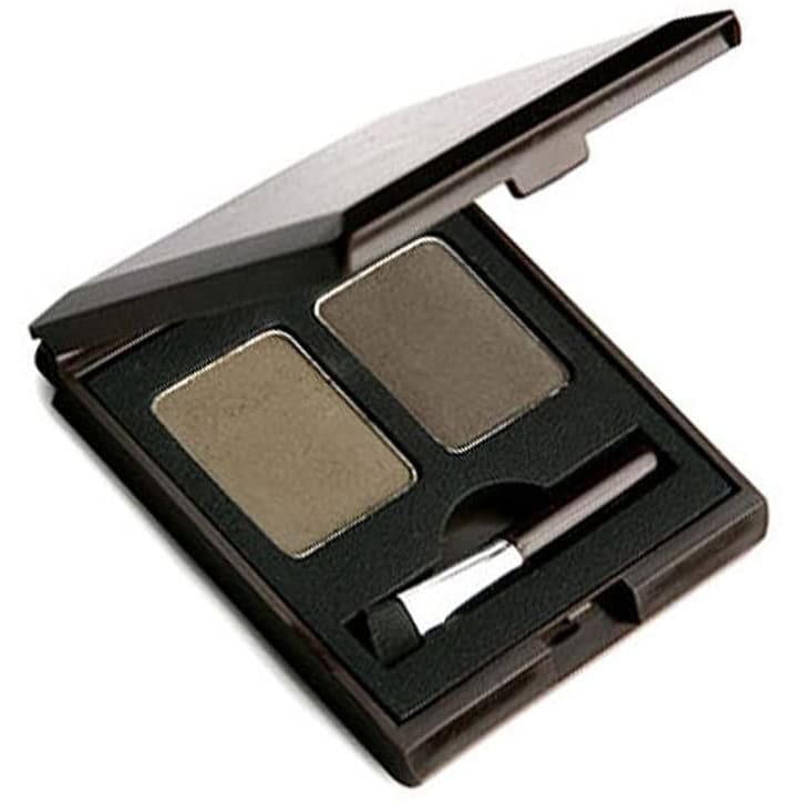 (($1 Sale)) 2 of SKINFOOD Choco Eyebrow Powder Cake #1 - Grey Khaki Black - Exp. 2019.10.01